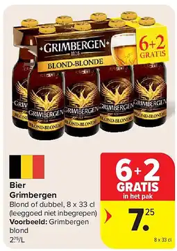 Carrefour Bier Grimbergen aanbieding