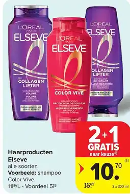 Carrefour Haarproducten Elseve aanbieding