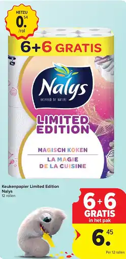 Carrefour Keukenpapier Limited Edition Nalys aanbieding