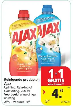 Carrefour Reinigende producten Ajax aanbieding