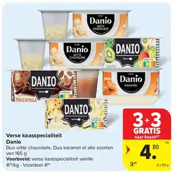 Carrefour Verse kaasspecialiteit Danio aanbieding