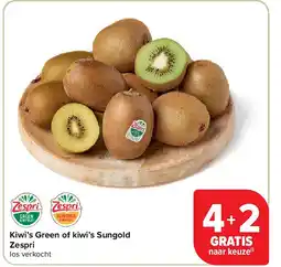 Carrefour Kiwi’s Green of kiwi’s Sungold Zespri aanbieding