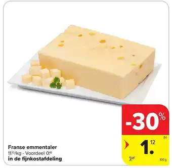 Carrefour Franse emmentaler aanbieding