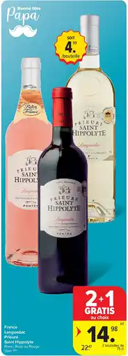 Carrefour France Languedoc Prieuré Saint Hippolyte aanbieding