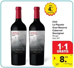 Carrefour Chili La Piqueta Gran Reserva Cabernet Sauvignon aanbieding