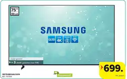 Carrefour SAMSUNG QE75Q6FAAUXXN 4K TV aanbieding