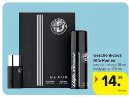 Carrefour Geschenkdoos Alfa Romeo aanbieding