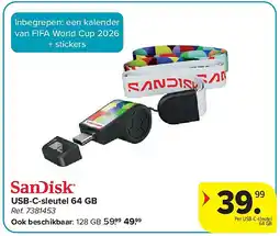 Carrefour USB-C-sleutel 64 GB aanbieding