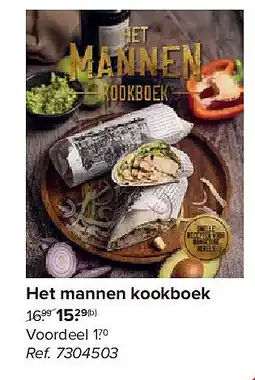 Carrefour Het mannen kookboek aanbieding