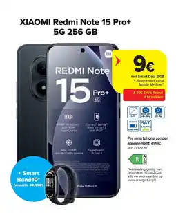 Carrefour XIAOMI Redmi Note 15 Pro+ 5G 256 GB aanbieding