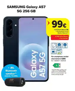 Carrefour SAMSUNG Galaxy A57 5G 256 GB aanbieding