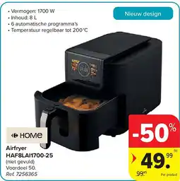 Carrefour Airfryer HAF8LAI1700-25 aanbieding