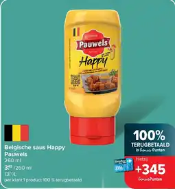 Carrefour Belgische saus Happy Pauwels aanbieding