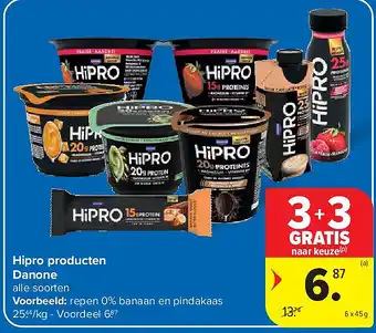 Hipro producten Danone