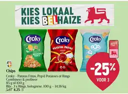 Delhaize Chips aanbieding