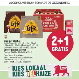 Delhaize Bier met alcohol aanbieding