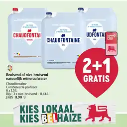 Delhaize Bruisend of niet-bruisend natuurlijk mineraalwater aanbieding