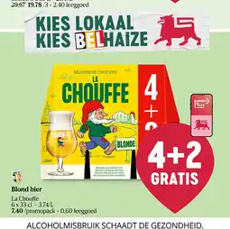 Delhaize Blond bier aanbieding
