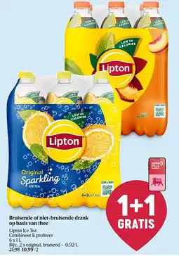 Delhaize Bruisende of niet-bruisende drank op basis van thee aanbieding