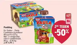 Delhaize Pudding aanbieding
