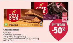Delhaize Chocoladetablet aanbieding