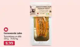 Delhaize Geroosterde zalm aanbieding