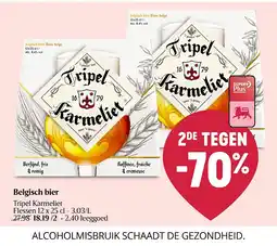 Delhaize Belgisch bier aanbieding