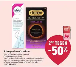 Delhaize Scheerproduct of condoom aanbieding