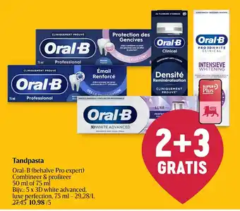 Delhaize Tandpasta aanbieding