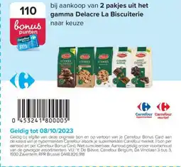 Carrefour Delacre La Biscuiterie aanbieding