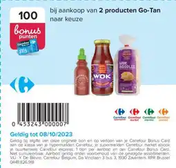 Carrefour Go-Tan aanbieding