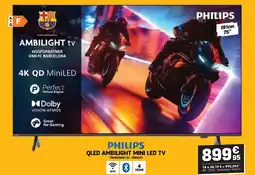 Electro Depot Philips QLED AMBILIGHT MINI LED TV 75MLED910/12 aanbieding