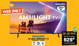 Electro Depot Philips 4K QLED AMBILIGHT TV 65PUS8500/12 aanbieding