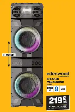 Electro Depot SPEAKER MEGASOUND aanbieding