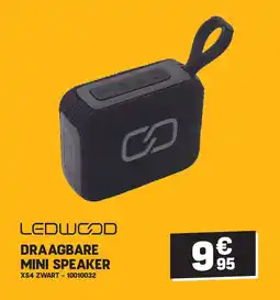 Electro Depot DRAAGBARE MINI SPEAKER XS4 ZWART aanbieding