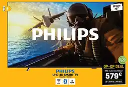 Electro Depot Philips UHD 4K SMART TV 75PUS7000 aanbieding