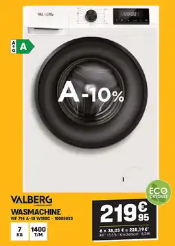 Electro Depot WASMACHINE WF 714 A-10 W180C aanbieding