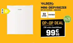 Electro Depot MINI-DIEPVRIEZER MF 33 D W742C aanbieding