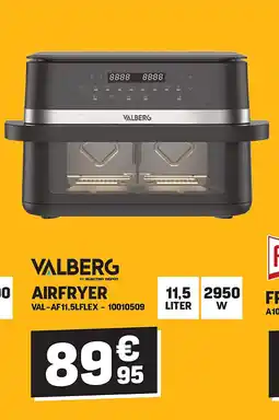 Electro Depot AIRFRYER VAL-AF11,5LFLEX aanbieding