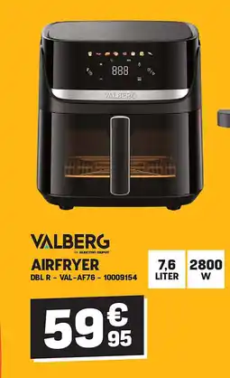 Electro Depot AIRFRYER DBL R - VAL-AF76 aanbieding