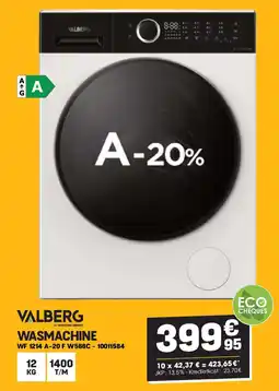 Electro Depot WASMACHINE WF 1214 A-20 F W566C aanbieding