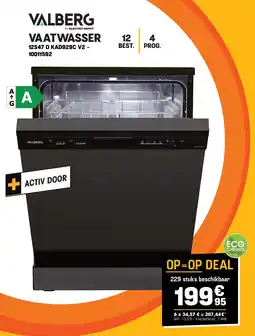Electro Depot VAATWASSER 12S47 D KAD929C V2 aanbieding