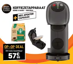 Electro Depot KOFFIEZETAPPARAAT GENIO S BASIC aanbieding
