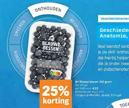 Albert Heijn AH Blauwe bessen 300 gram aanbieding