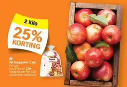 Albert Heijn AH Eetappelen 2 kilo aanbieding