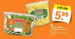 Albert Heijn Haribo kikkers of bananas 1.05 kilo aanbieding