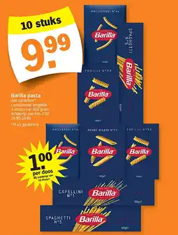Albert Heijn Barilla pasta aanbieding