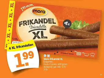 Albert Heijn Mora frikandel XL aanbieding