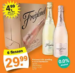 Albert Heijn Freixenet 0.0% sparkling 6 x 0.75 literflessen aanbieding