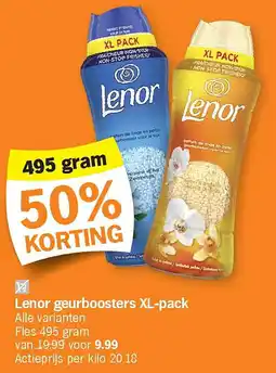 Albert Heijn Lenor geurboosters XL-pack aanbieding